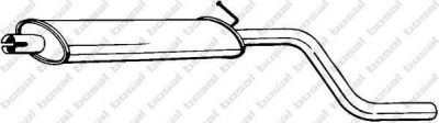 Bosal 281-803 средний глушитель выхлопных газов на FIAT ALBEA (178_)