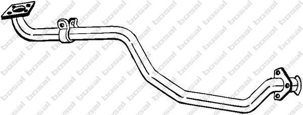 Bosal 831-943 труба выхлопного газа на AUDI 80 (81, 85, B2)