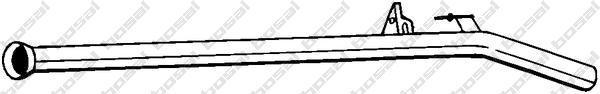 Bosal 852-313 труба выхлопного газа на RENAULT CLIO II (BB0/1/2_, CB0/1/2_)