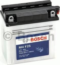 BOSCH стартерная аккумуляторная батарея (0 092 M4F 250)