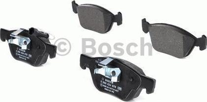Bosch 0 986 424 578 комплект тормозных колодок, дисковый тормоз на FIAT MULTIPLA (186)