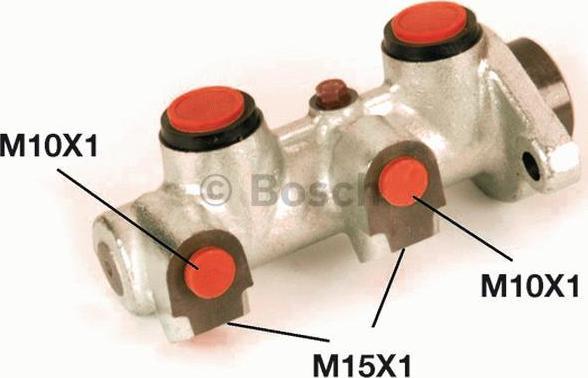 Bosch 0 986 481 039 главный тормозной цилиндр на CHEVROLET LANOS седан