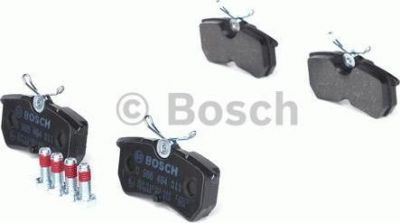 BOSCH Колодки тормозные FORD FOCUS 98>05 задние (571998, 0986494011)