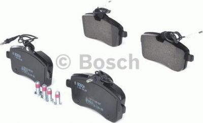 BOSCH Колодки тормозные PEUGEOT 407 04> передние с датчиком (573132, 0986494097)