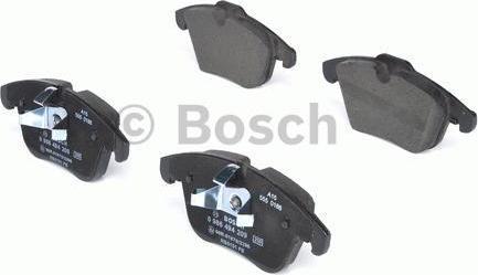 BOSCH КОМПЛЕКТ ТОРМОЗНЫХ КОЛОДОК, ДИСКОВЫЙ ТОРМОЗ (0986494209)