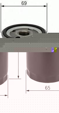 BOSCH Фильтр масляный MAZ NIS SUB KIA HYU FOR INFINITI G35 (F 026 407 001)