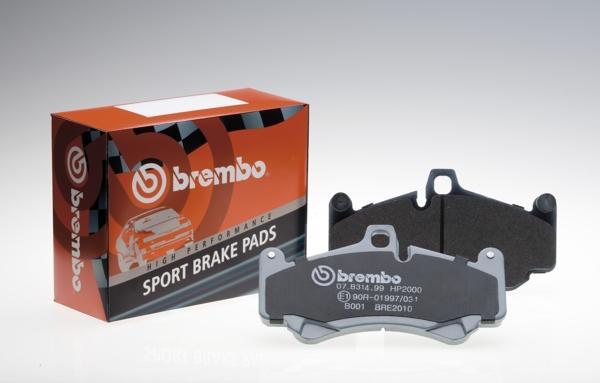 Brembo 07.B314.57 комплект высокоэффективных тормозных колодок на LAND ROVER DEFENDER Station Wagon (LD)