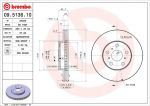Brembo 09.5136.10 тормозной диск на TOYOTA CAMRY (_V2_)