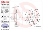 Brembo 09.5802.2X тормозной диск на RENAULT LOGAN I универсал (KS_)