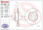 BREMBO Диск торм пер. CITROEN JUMPER 94-02г (561984J, 09.5904.14)