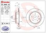 BREMBO Диск тормозной Nissan LEAF Electric (09.8969.20)