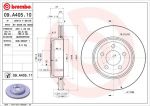 Brembo 09.A405.11 тормозной диск на CHRYSLER 300 C Touring (LX)