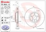 Brembo 09.B822.11 тормозной диск на AUDI Q5 (8R)