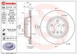 Brembo 09.C117.11 тормозной диск на 4 Gran Coupe (F36)
