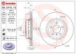 BREMBO Диск тормозной 09.C410.13 (09.C410.13)