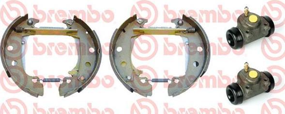 Brembo K 61 017 комплект тормозных колодок на PEUGEOT 305 I Break (581D)