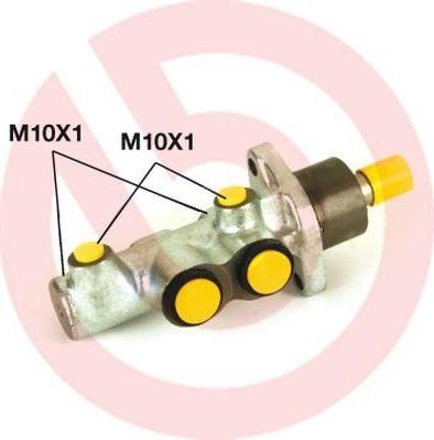 Brembo M 23 022 главный тормозной цилиндр на FIAT PALIO Weekend (178DX)