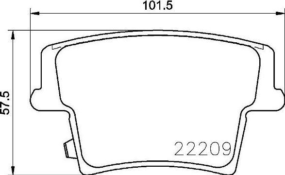 Brembo P 11 040 комплект тормозных колодок, дисковый тормоз на DODGE CHARGER
