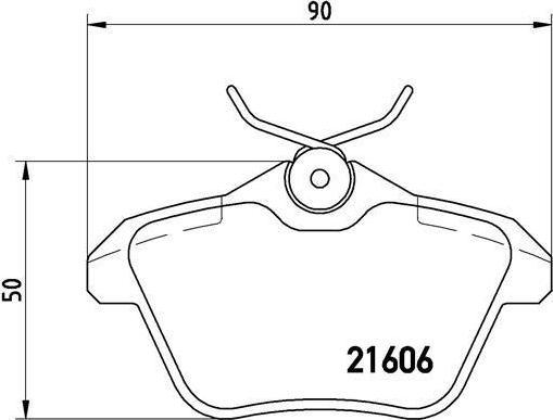 Brembo P 23 067 комплект тормозных колодок, дисковый тормоз на ALFA ROMEO 156 (932)