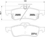 Brembo P 28 070 комплект тормозных колодок, дисковый тормоз на HONDA CIVIC IX (FK)