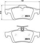 BREMBO Колодки задние FORD/MAZDA/NIS/OP/REN/VOL (1683374, P24148)