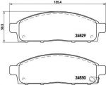 BREMBO Колодки передние MITSUBISHI L200 06- (4605A198, P54038)