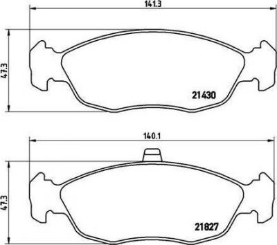 BREMBO Колодки тормозные CITRO (415188, P61051)