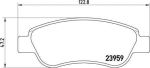 BREMBO Колодки передние PEUGEOT 107/CITROEN C1 (044650H020, P61081)