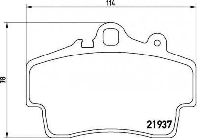 BREMBO Колодки торм.пер. (P65007)
