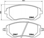 BREMBO Колодки передние SUBARU FORESTER (26296AE160, P78013)