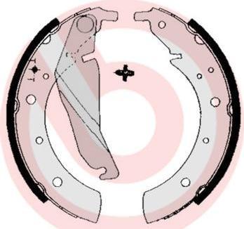 Brembo S 06 502 комплект тормозных колодок на 5 (E34)