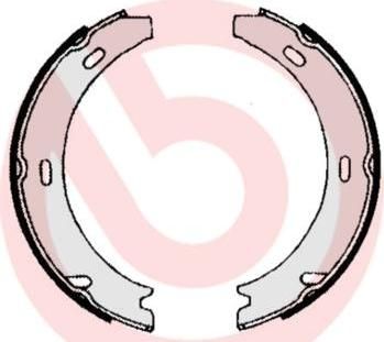 Brembo S 50 502 комплект тормозных колодок, стояночная тормозная с на MERCEDES-BENZ C-CLASS купе (CL203)