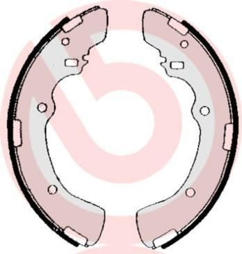 Brembo S 54 511 комплект тормозных колодок на MITSUBISHI L 300 фургон (P0_W, P1_W, P0_V, P1_V, P_2V, P2_W)