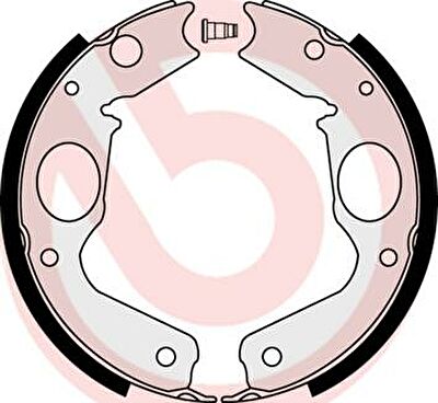 Brembo S 54 518 комплект тормозных колодок, стояночная тормозная с на MITSUBISHI PAJERO SPORT II (KH_, KG_)