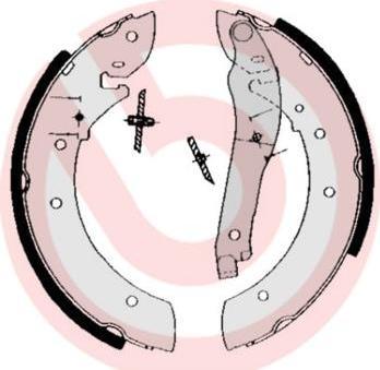Brembo S 61 510 комплект тормозных колодок на PEUGEOT 505 Break (551D)
