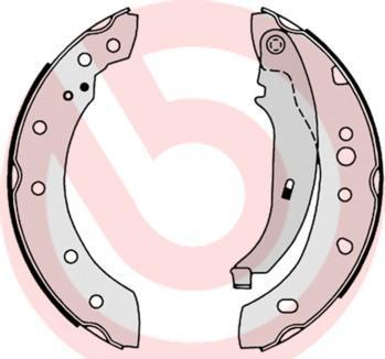 Brembo S 61 527 комплект тормозных колодок на RENAULT TWINGO II (CN0_)