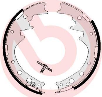 Brembo S 83 521 комплект тормозных колодок на TOYOTA HIACE I Wagon (LH1_, RH1_, LH3_, RH3_, LH2_, RH2_)