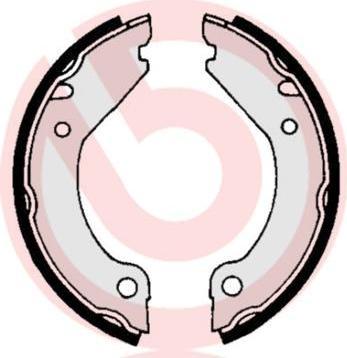 Brembo S 86 501 комплект тормозных колодок, стояночная тормозная с на VOLVO 240 Kombi (P245)