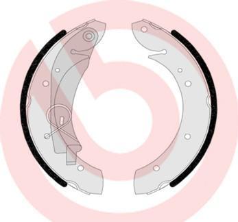 BREMBO Колодки тормозные барабанные Citroen BERLINGO 1.6 (4241H6, S61524)