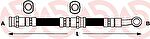 Brembo T 56 128 тормозной шланг на NISSAN 100 NX (B13)