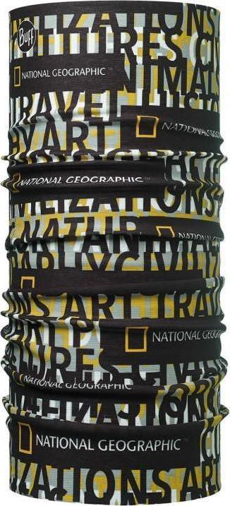 Бандана BUFF 2016-17 NATIONAL GEOGRAPHIC ORIGINAL BUFF WORDS MULTI (б/р:One Size)