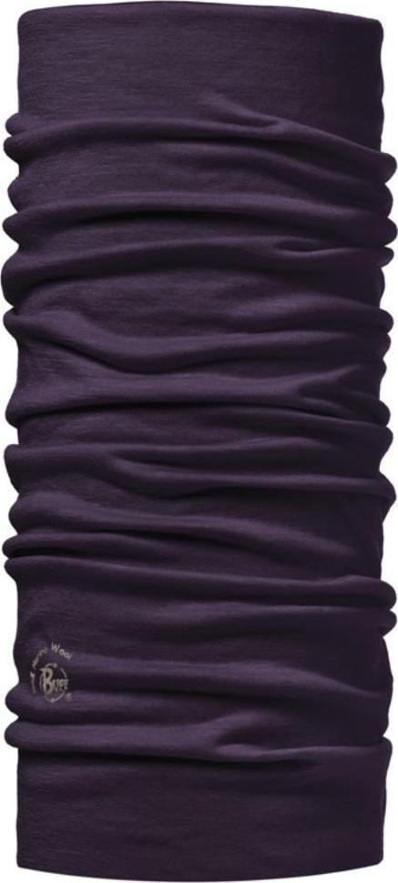 Бандана BUFF WOOL BUFF Solid Colors PLUM/OD (US:one size)