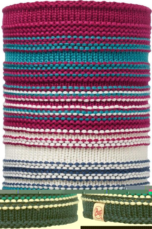 Шарф BUFF JUNIOR KNITTED POLAR NECKWARMER BUFF AMITY PINK CERISSE-PINK CERISSE-Standard/OD (US:one size)