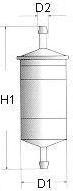 Champion L230/606 топливный фильтр на RENAULT LAGUNA I (B56_, 556_)