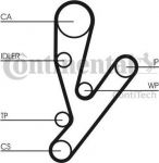 Contitech CT1057 ремень грм на FIAT DUCATO фургон (244)