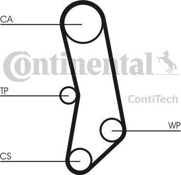 Contitech CT503K1 комплект ремня грм на FIAT UNO (146A/E)