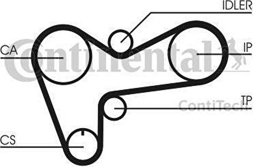 CONTITECH Ремень ГРМ ISUZU / OPEL 2.5-3.1 83-94 92- (119x32) (97065986, CT508)