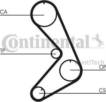 CONTITECH Ремень ГРМ CITROEN / PEUGEOT / RENAULT 2.2 81-94 (118x19) (7700856351, CT750)