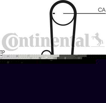 CONTITECH Ремень ГРМ MITSUBISHI 2.4 95-00 (124x29) (MD182294, CT836)