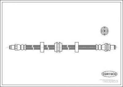 Corteco 19032853 тормозной шланг на FORD COUGAR (EC_)